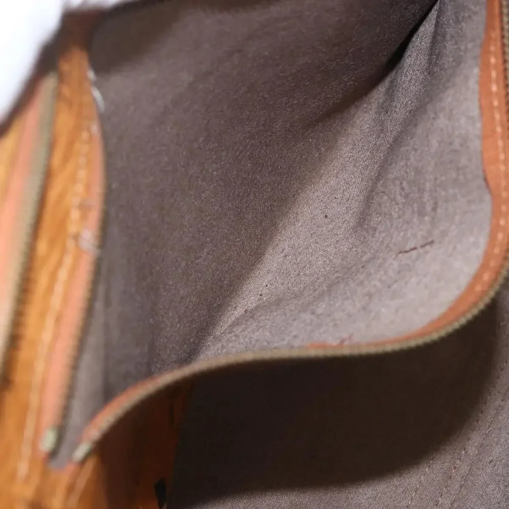 MCM Logogram Visetos Tote Bag Brown